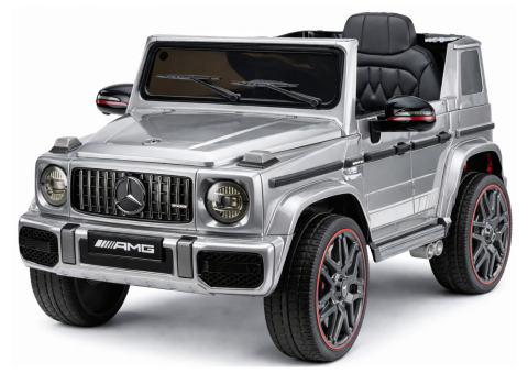 Mașinuță Electrică Mercedes AMG G 63 Argintiu lăcuit [1]