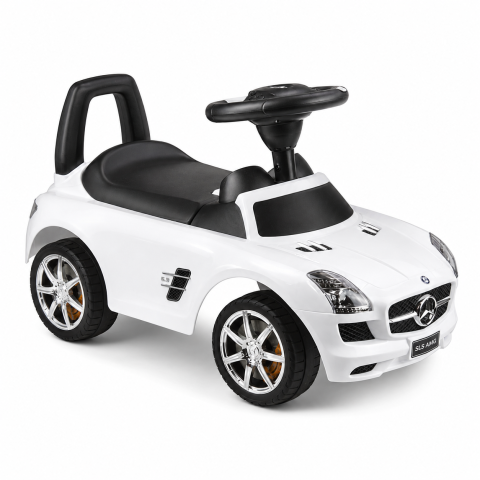 Ride-on - Mercedes-Benz SLS AMG alb – Masinuta Ride-On cu LICENTA pentru copii 2-6 ANI