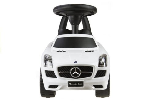Mercedes-Benz SLS AMG alb – Masinuta Ride-On cu LICENTA pentru copii 2-6 ANI [4]