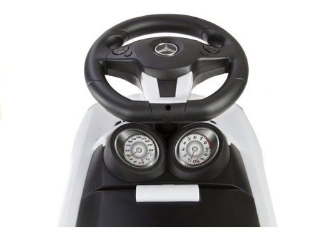 Mercedes-Benz SLS AMG alb – Masinuta Ride-On cu LICENTA pentru copii 2-6 ANI [5]