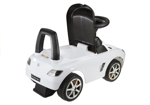 Mercedes-Benz SLS AMG alb – Masinuta Ride-On cu LICENTA pentru copii 2-6 ANI [6]