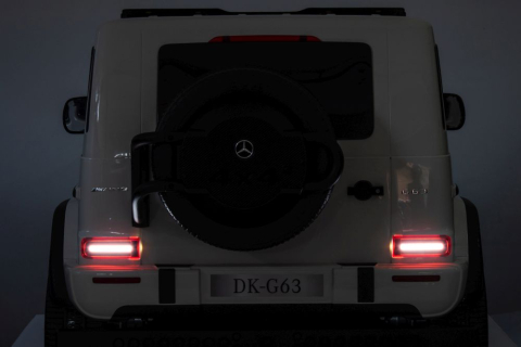 Masinuță electrică Mercedes G63 4X4 XXL 24V Albă DK-G63 [7]