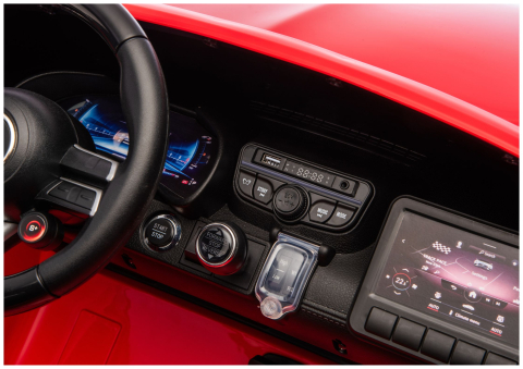 Mașinuță electrică Mercedes GT63 AMG DK-GT63 24V LCD, Roșu [11]