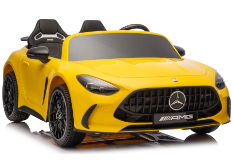 Vehicule electrice copii - Mașinuță electrică Mercedes GT63 AMG DK-GT63 24V LCD, Galben