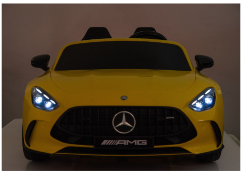 Mașinuță electrică Mercedes GT63 AMG DK-GT63 24V LCD, Galben [13]