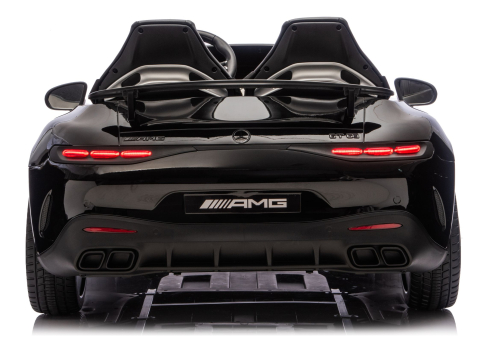 Mașinuță electrică Mercedes GT63 AMG DK-GT63 24V LCD, Negru Lăcuit [10]