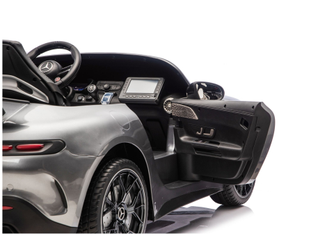 Mașinuță electrică Mercedes GT63 AMG DK-GT63 24V LCD, Gri Lăcuit [8]