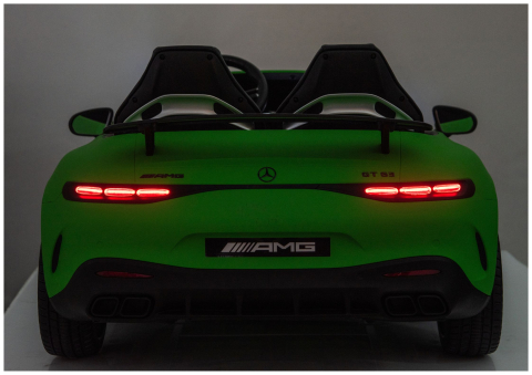 Mașinuță electrică Mercedes GT63 AMG DK-GT63 24V, Motor Silențios, Verde Mat [13]