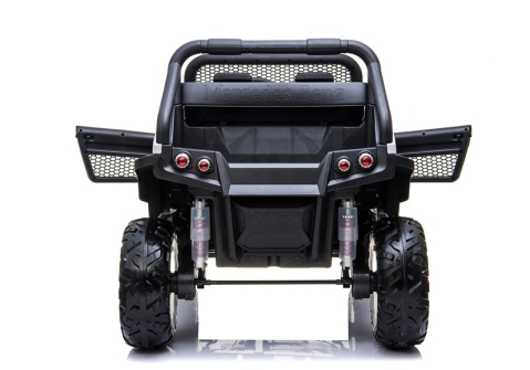 Mașinuță Electrică Mercedes Unimog 4x4, Alb, 12V 14Ah, Piele Ecologică [7]