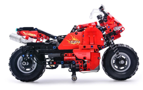 Motocicleta cu telecomanda si set de constructie CADA 484 piese, 6 ani+ [2]