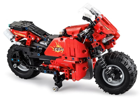 Motocicleta cu telecomanda si set de constructie CADA 484 piese, 6 ani+ [1]