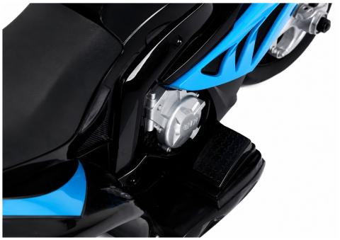 Motocicleta electrica BMW S1000RR Albastra 6V pentru copii, 2 ani+ [6]