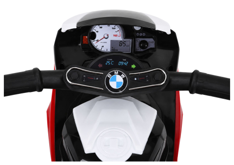 Motocicleta electrica BMW S1000RR Rosie 6V pentru copii [4]