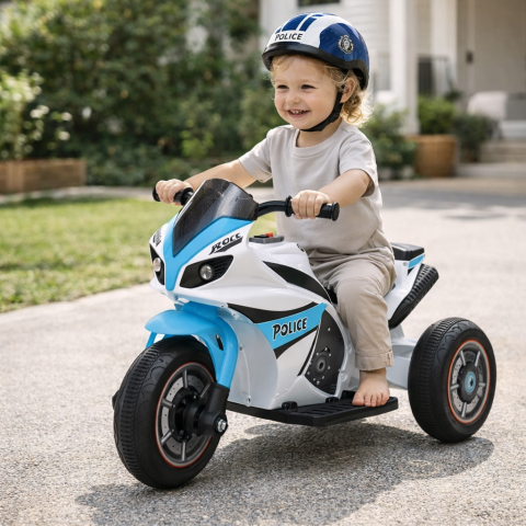 Motociclete electrice - Motocicleta electrica copii de politie GTM5588