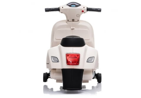 Motocicleta electrica pentru copii, Mini Vespa GTS300, baterie 4mAh, ALB [4]