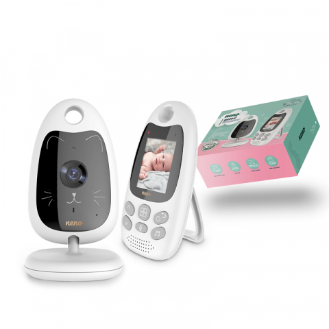 Neno Gato2 – Monitor video wireless pentru bebeluși, cu ecran 2" și VOX - Bebelul