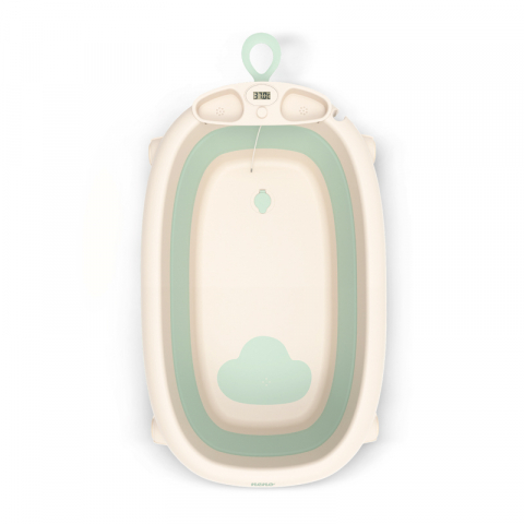 Cadita pliabila bebelusi cu termometru si suport – Neno Lucy [5]