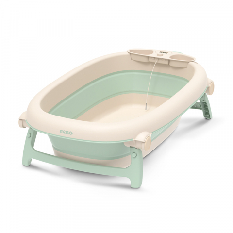 Cadita pliabila bebelusi cu termometru si suport – Neno Lucy [6]