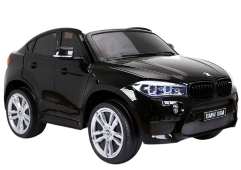 Vehicule electrice copii - Mașinuță Electrică BMW X6M Neagră Vopsită - Ediție Premium