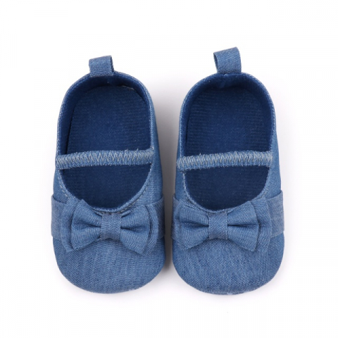 Pantofiori Albastru denim pentru bebelusi [3]