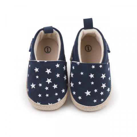 Pantofiori bleumarin tip mocasini cu stelute [5]