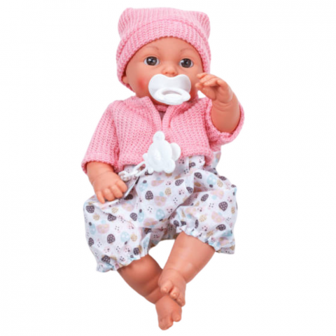 papusa-bebelus-pulover-caciulita-suzeta-sunete-30cm-Bebelul [2]