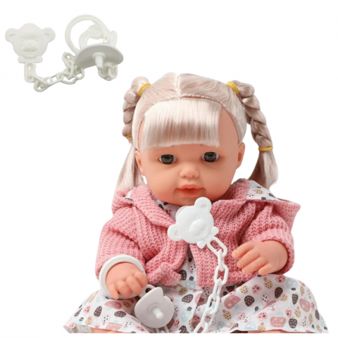 papusa-bebelus-rochita-pulover-roz-suzeta-sunete-30cm-Bebelul [1]