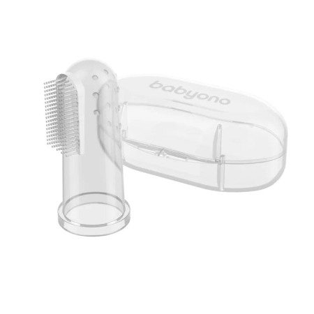 Periute de dinti - Periuta de Dinti Siliconica BabyOno - Masaj Gingival si Curatare Delicata