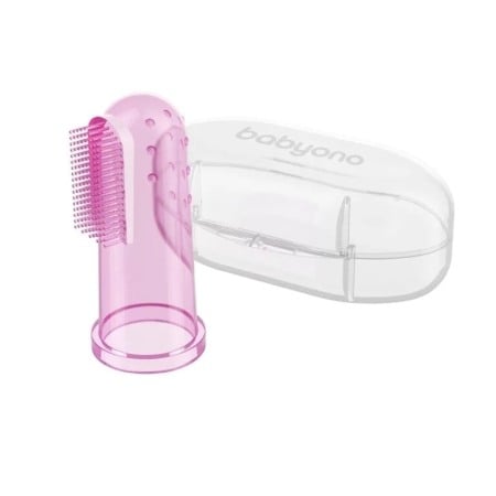 Periute de dinti - Periuta de Dinti Siliconica BabyOno - Masaj Gingival si Curatare Delicata