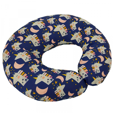 Perna pentru alaptare, 100% Bumbac, 60X60 cm, Appekids - Albastru [3]