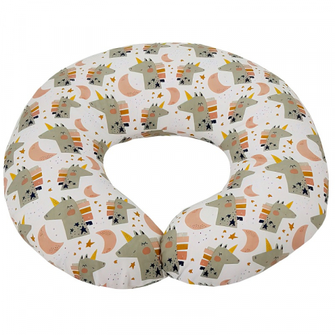 Perna pentru alaptare, 100% Bumbac, 60X60 cm, Appekids - ROZ [3]