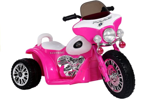 Vehicule electrice copii - Motocicletă electrică pentru copii JT568 Roz, Motor 35W