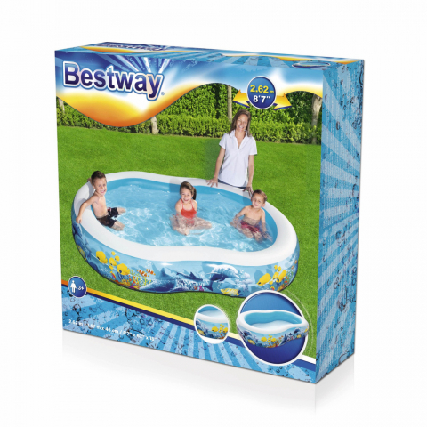 Piscina gonflabila tip ocean 262 x 157 x 46 cm Bestway 54118 [2]