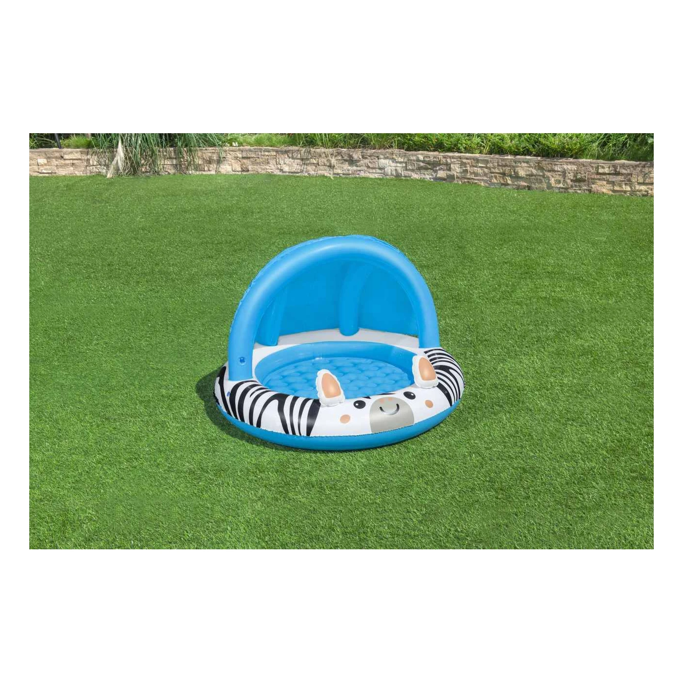 Piscină gonflabilă Zebra Safari cu acoperiș UV Bestway pentru copii mici [1]