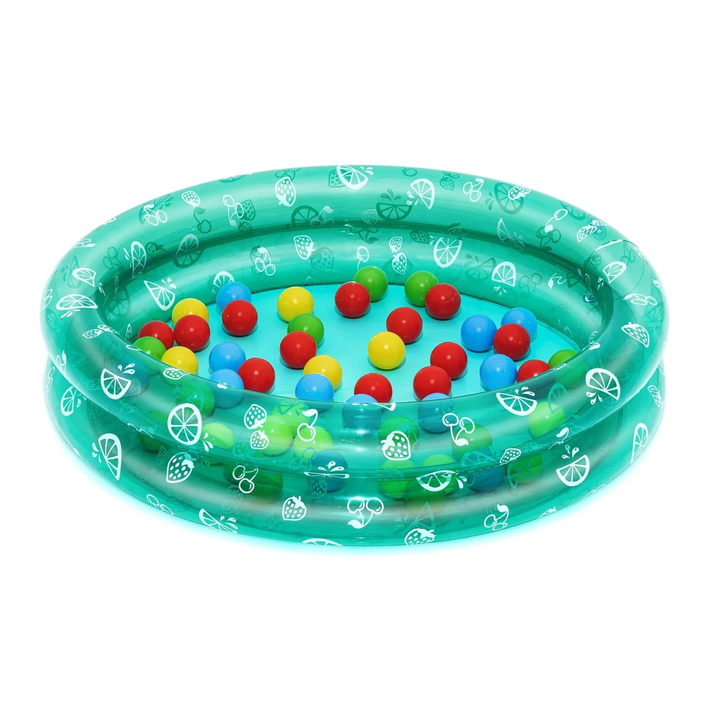 Piscină gonflabilă 2 în 1 Bestway cu bile colorate pentru copii mici