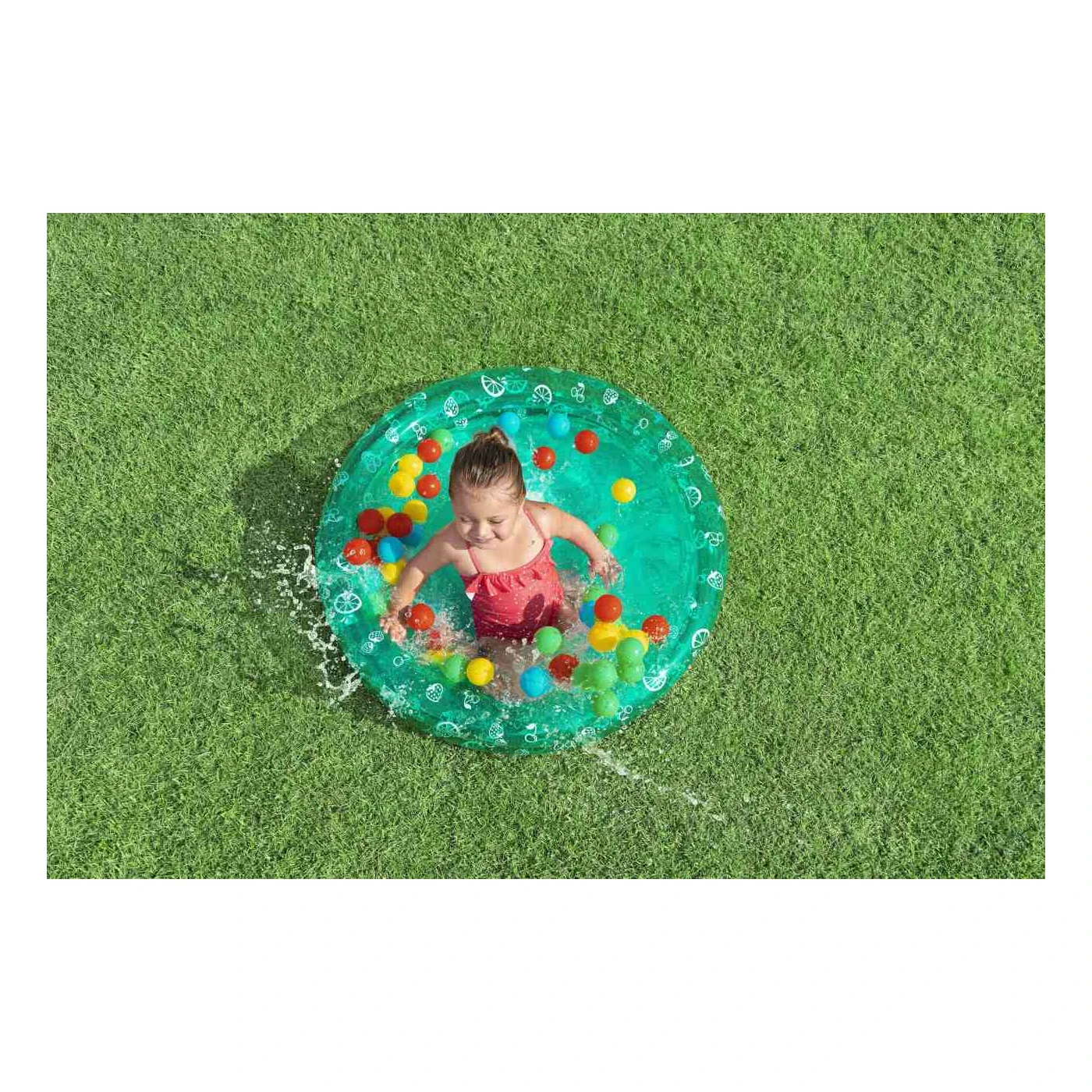 Piscină gonflabilă 2 în 1 Bestway cu bile colorate pentru copii mici [8]