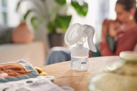Pompa de sân manuală Philips Avent cu pernă silicon – compactă și eficientă [1]