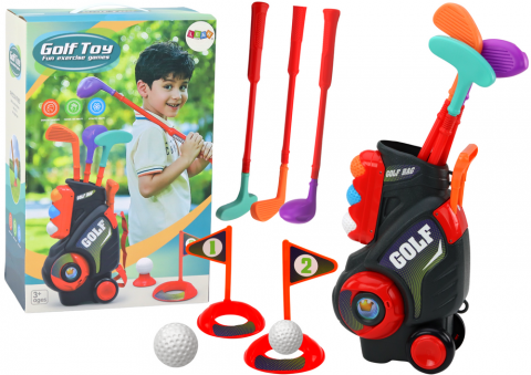 Jucarii Copii - set-mini-golf-copii-carucior-roti-transport-Bebelul