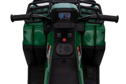 Quad Electric JC915 Verde, Baterie 12V, Roti Plastic, Lumini, Sunete, MP3, USB, 3 ani+ [23]