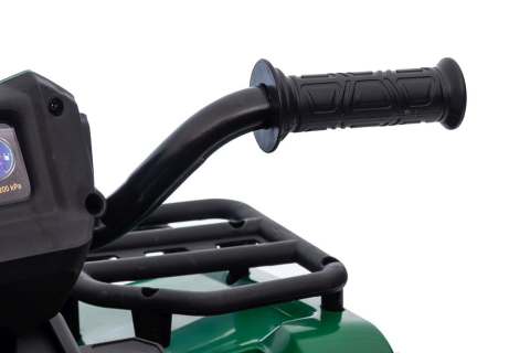 Quad Electric JC915 Verde, Baterie 12V, Roti Plastic, Lumini, Sunete, MP3, USB, 3 ani+ [21]