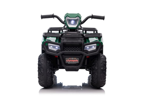 Quad Electric JC915 Verde, Baterie 12V, Roti Plastic, Lumini, Sunete, MP3, USB, 3 ani+ [1]