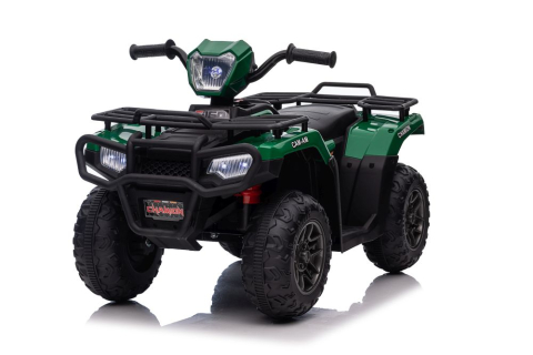Quad Electric JC915 Verde, Baterie 12V, Roti Plastic, Lumini, Sunete, MP3, USB, 3 ani+ [2]