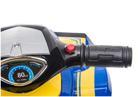 Quad pentru copii Ride-On 551-G cu lumini si sunete, albastru [8]