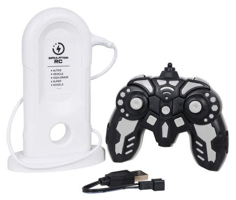 R/C Auto TRACK Silver cu Statie de Incarcare, Lumini si Sunete [3]