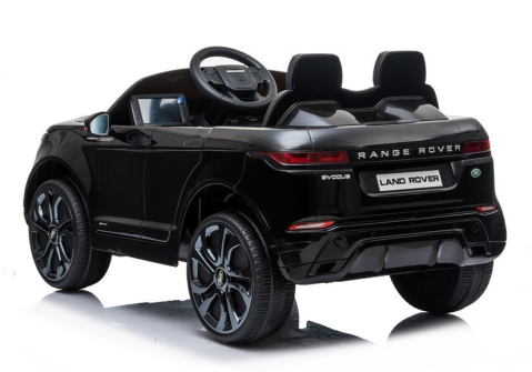 Mașinuță electrică Range Rover Evoque Negru Metalizat, 12V, Motoare 2x45W [4]