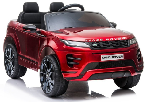 Vehicule electrice copii - Mașinuță electrică Range Rover Evoque Roșu Metalizat, 2x45W, USB