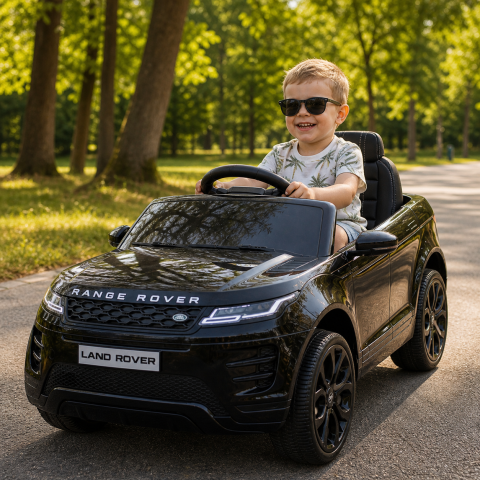 Range Rover Evoque - Masinuta electrica 4x4 EVA 12V cu telecomanda parentala, Negru [2]