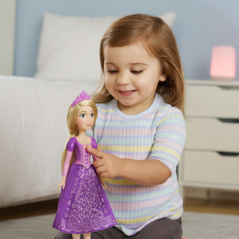 Rapunzel cu Melodie și Lumini – Păpușă Disney pentru Fetițe 3+ [4]