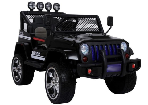 Vehicule electrice copii - Mașinuță electrică Jeep S2388 Negru, Motoare 4x45W, 3-4km/h