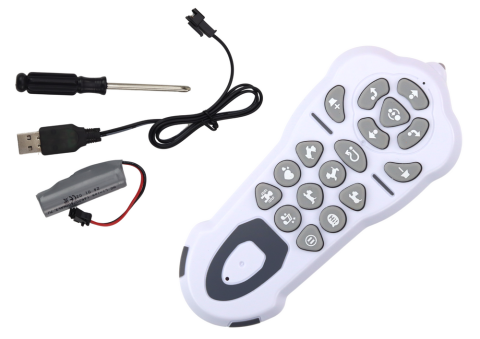 Robot cu telecomanda Caine interactiv Robo-dog dansator, albastru, 3 ani+ [1]